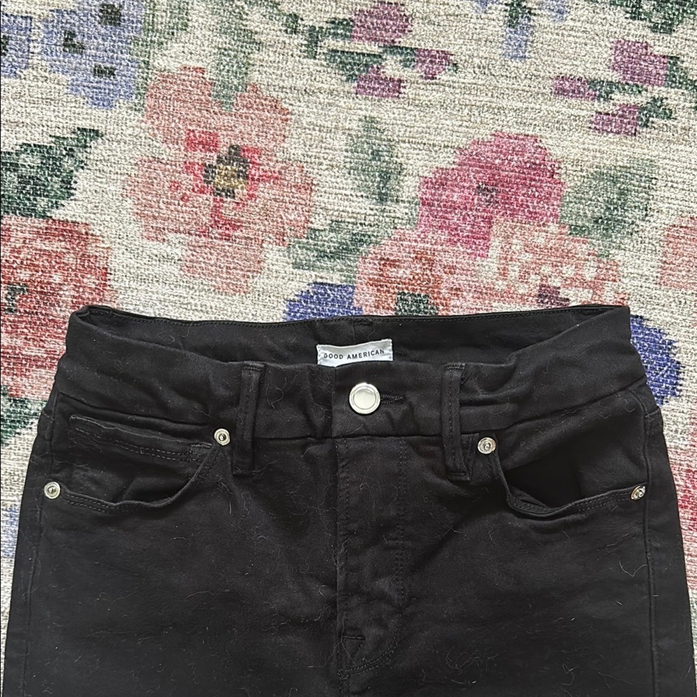 Good American Classic Black Denim